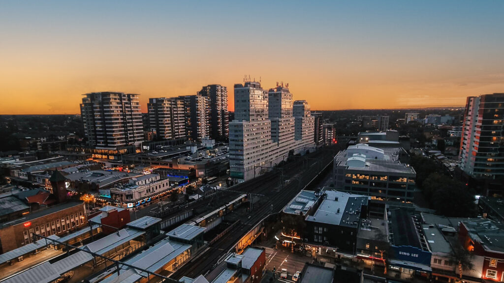 Burwood from a bird's-eye view