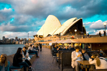 Sydney Opera House at sunset