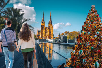 St Mary's Cathedral at Christmas